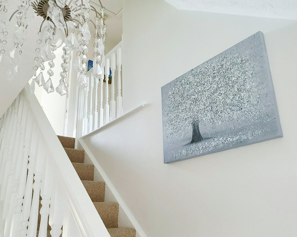 mementosofhome's tweet photo. "SERENE LOVE"

Orginal art work
80x60cm
Acrylic on canvas

Available to buy from my website. 🤍

#tree #grey #greytones #blossom #blossomtree #contemporaryart #interiorart #interiors #painting #textureart #artcollector #artbuyer #chester #chesterartist #northwestartist  #studio https://t.co/kTm2nTlW1Y