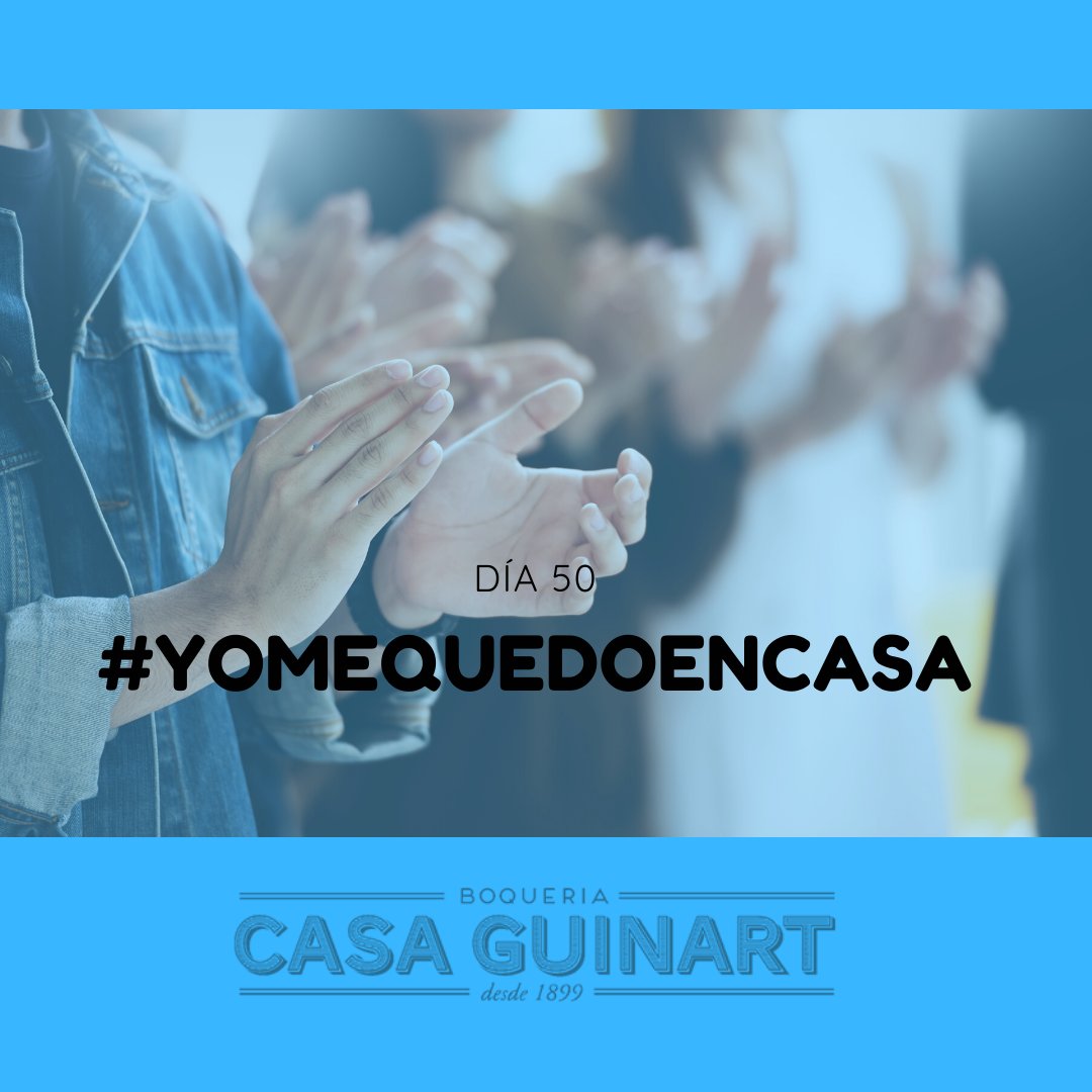 #yomequedoencasa DÍA 50

Hoy se cumplen cincuenta días de encierro y solo podemos darte un aplauso y un GRACIAS muy grande por colaborar en la NO propagación del virus.