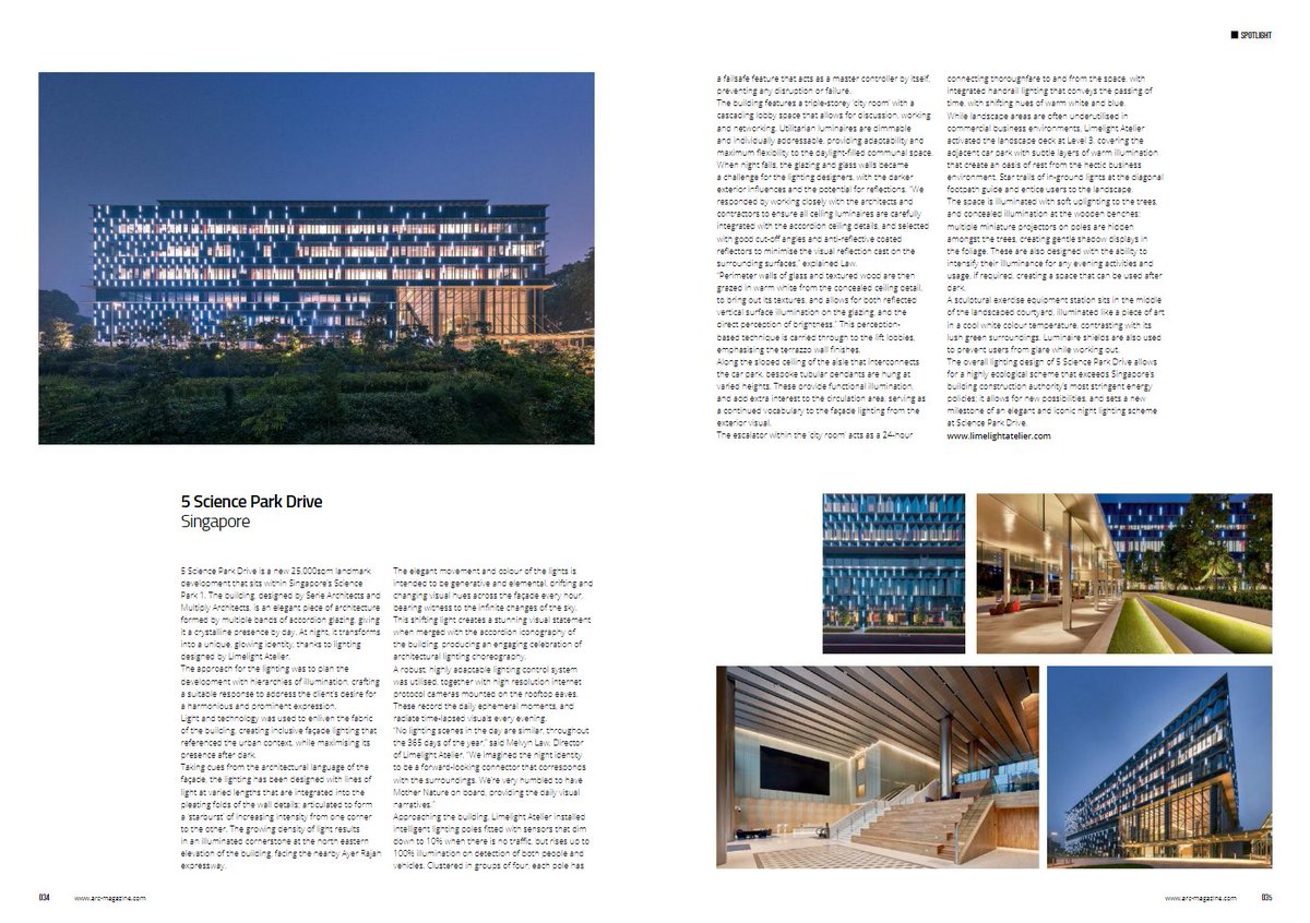 lightact's tweet image. Arc Magazine has published a nice article about Science park 1 #project we completed together with Limelight atelier. 

You can read more info about the project in the links below:
buff.ly/2SkHG6T
buff.ly/3f9zZu6

#lightact #interactiveworlds #makemagic #singapore