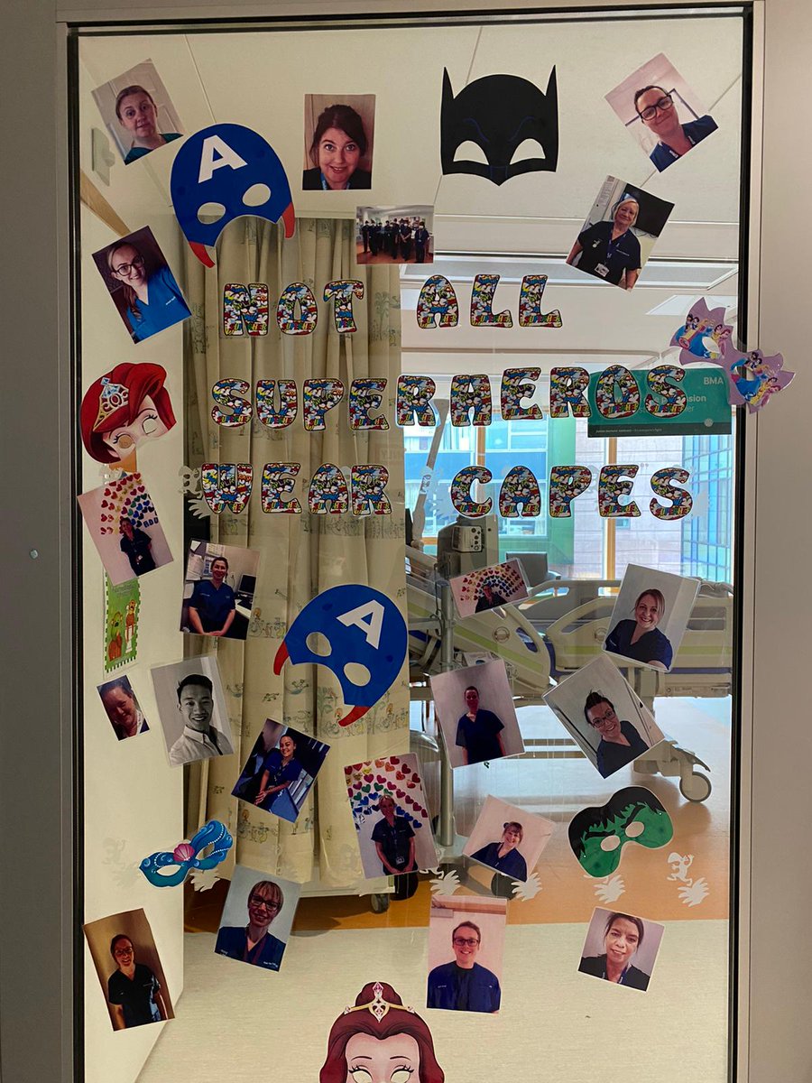 AH_playservice's tweet image. One of our Play Leaders has made this display as a tribute to the hard work and dedication of the HDU staff here @AlderHey #ProudToWorkForTheNHS #Teamwork #PlayMatters @AH_playservice ⭐️🌈💙⭐️🌈