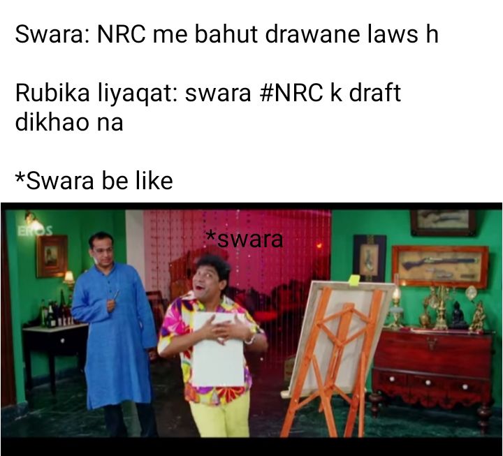Avijkashyap's tweet photo. भूले भटके phone memory me saved ek meme @ReallySwara  it's only for u😘
@GauravS02178185 @Sandeep80429776 @SarjuChaudhary5 @RubikaLiyaquat https://t.co/zuL8d9mBg4