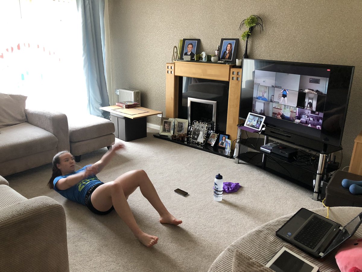 Deborah45948947's tweet image. Kiera was excited to be completing her land training today with some big names in swimming. #missingthepool💪🏻🏊🏻‍♀️ @bishype