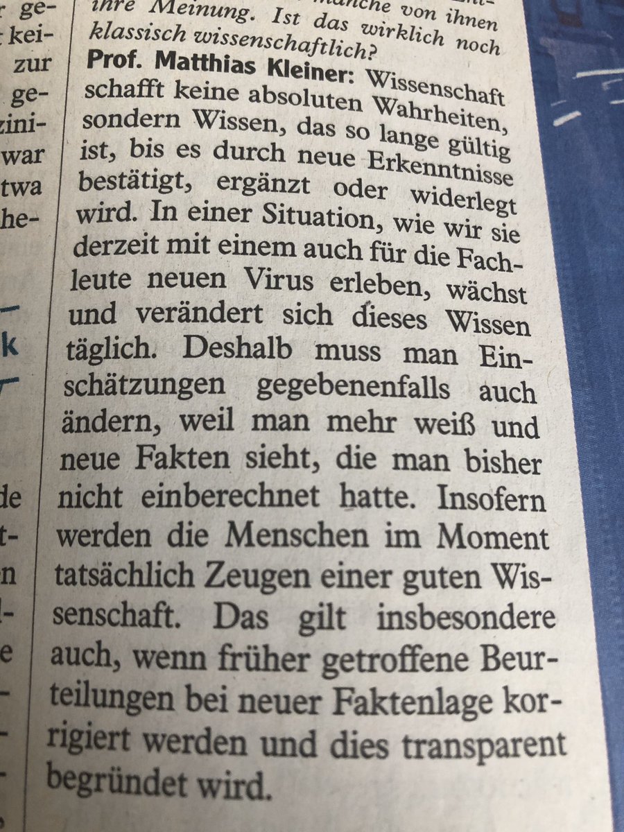 guek62's tweet photo. Diesen Absatz aus dem Interview der @AZ_Augsburg mit Matthias Kleiner, Präsident der Leibniz-Gesellschaft, möge man bitte den Herren Laschet und Lindner vortragen. https://t.co/Gw3kCyqkw0