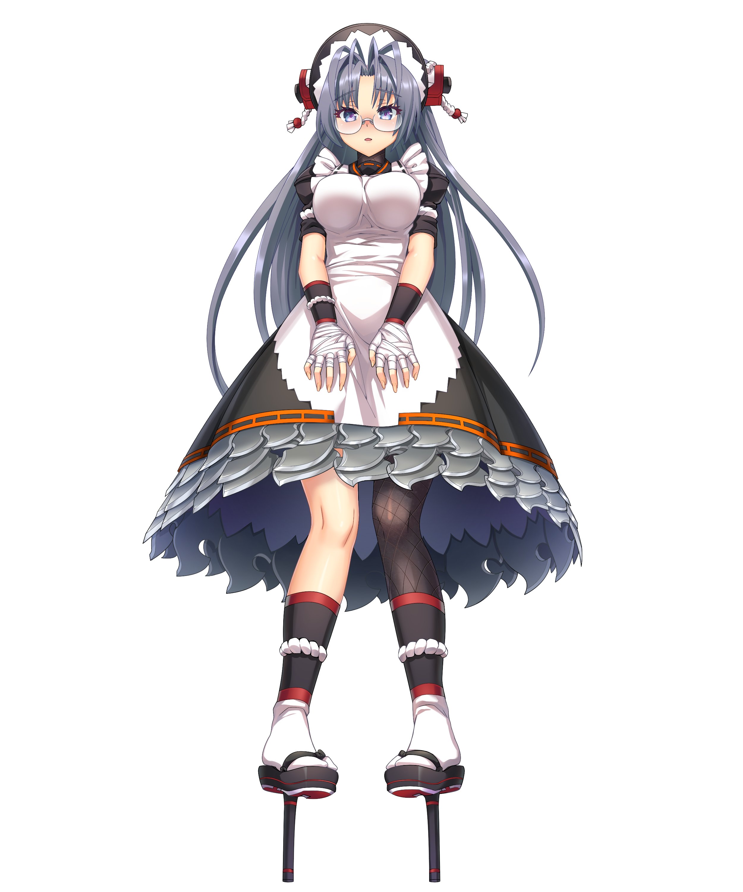 百花繚乱パッションワールド 公式 Twitter पर 服部半蔵 武應学園塾 風紀委員長 メガネ学級委員長 その真の姿は メイド服風の戦闘服を纏ったくの一であり 千姫に使えるメイド忍者である ドmである上に 千姫に対して特別な感情を抱いているとか