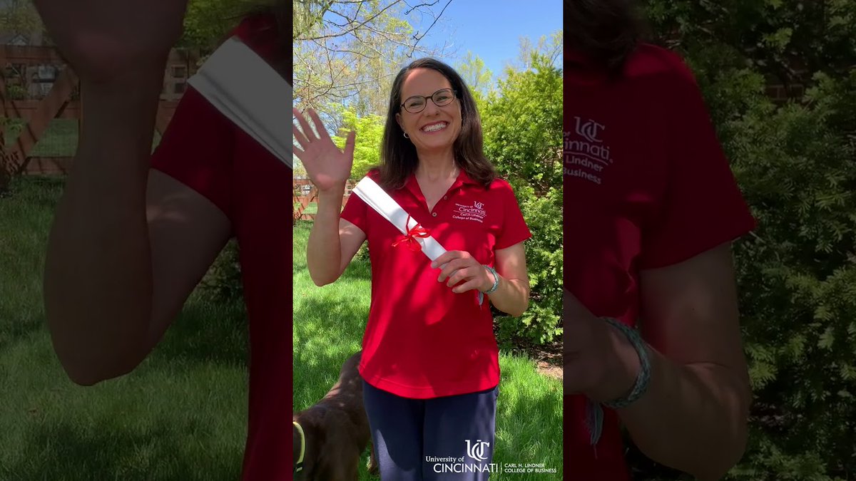 LindnerCollege's tweet photo. Since we can't hold our college's commencement ceremony in-person, Lindner faculty and staff wanted to celebrate the accomplishments of our students ... just from afar.

Congratulations, Lindner class of 2020! 🎓#UCgrad2020 @uofcincyalumni 

https://t.co/f9RSdH6yhZ https://t.co/MnHtPozvgQ