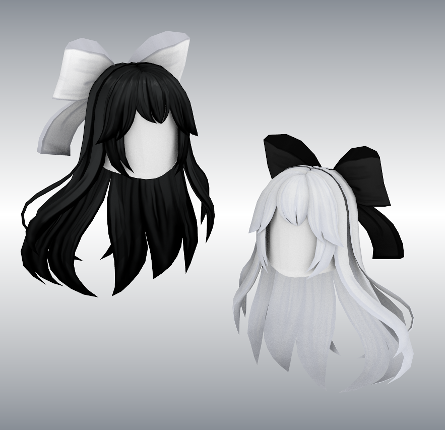 Shio On Twitter Hello New Hair Concept For Ugc For This Hairstyle I Tried A Completely Different Way Of Uv Mapping And Texturing In Order To Make It S Anime Style Come - anime hair roblox