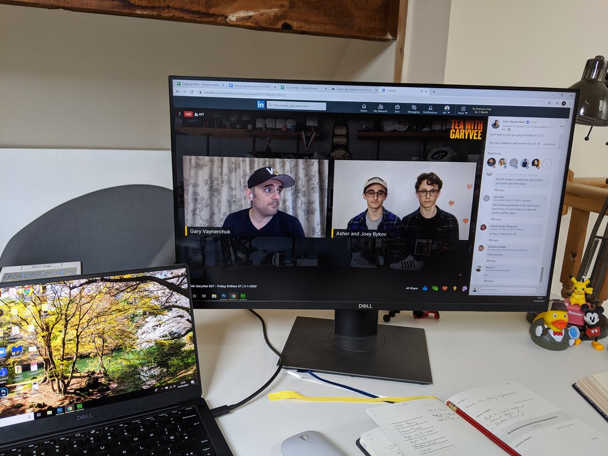 Enjoying my Friday and watching #TeawithGaryVee <a href="/garyvee/">Gary Vaynerchuk</a>