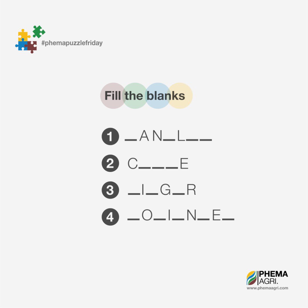 Phema Agri Fill In The Blanks Hint These Are Spice Crops Grown In Tanzania Phemaagri Labourday Phemapuzzlefriday Flattenthecurve Derisking Agritech Agriculture Fintech Farmonline Agriculturefirstinvestnow Agricultural
