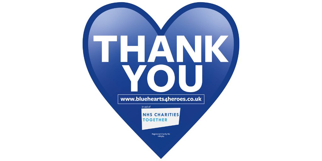 bluehearts4hero's tweet photo. Show your heart and show your support!

Make a donation of £10 or more &amp; you will receive a blue thank you heart to display in your window.

Then share a photo or video of your heart using #BlueHearts4Heroes &amp; tag your own hero to say thanks to them!

https://t.co/vaUAwrmkbS https://t.co/SBAlkBQ3fj