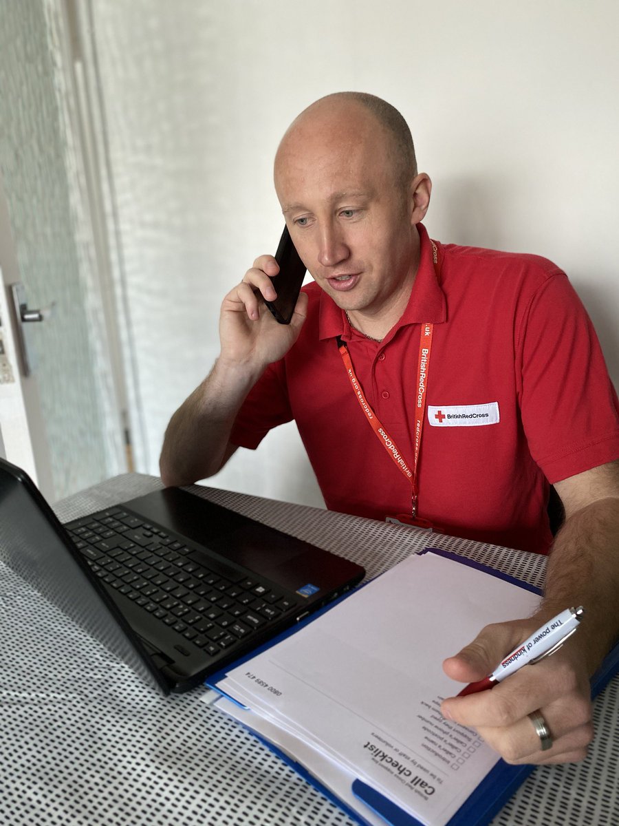Dorset_ER's tweet photo. One of our volunteers is on the @BritishRedCross Coronovirus Support Line today. #powerofkindness #volunteer #thankyou #Covid_19 @RedCrossSouth https://t.co/BrQGSw2LEz