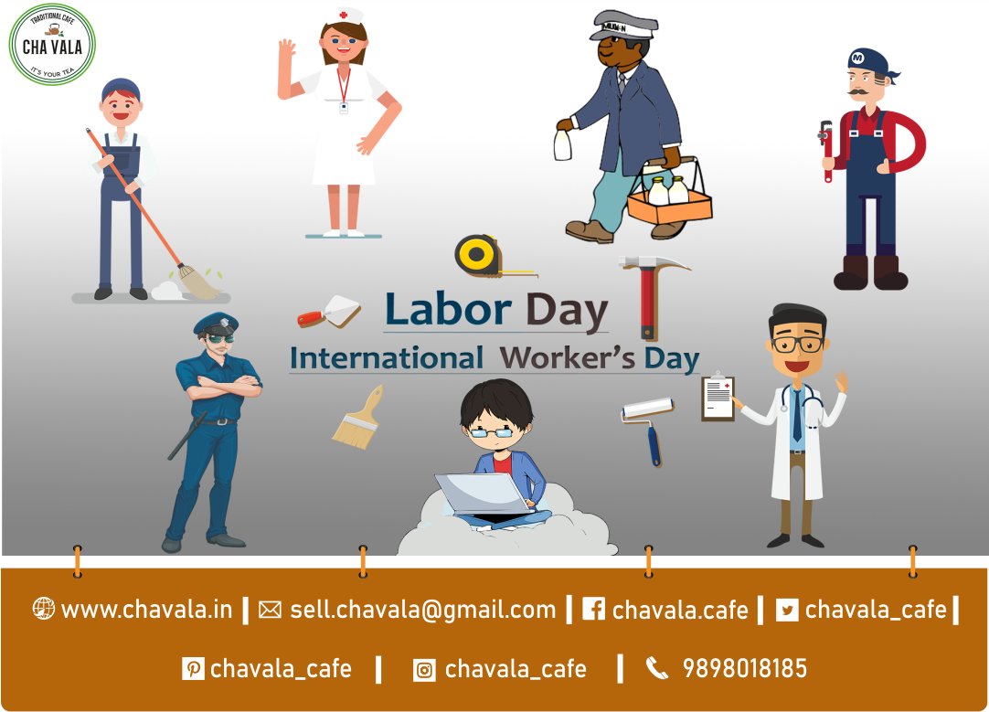 chavala_cafe's tweet photo. Labour Day is to remember the effort of those who work hard.
.
.
.
.
#cha_vala #LabourDay #LabourDay2020 #MayDay2020 #MayDay #maywish #1stMay #rajkot #rajkotians #Gujarat #GujaratFightsCovid19 https://t.co/lvMeiuPJxa