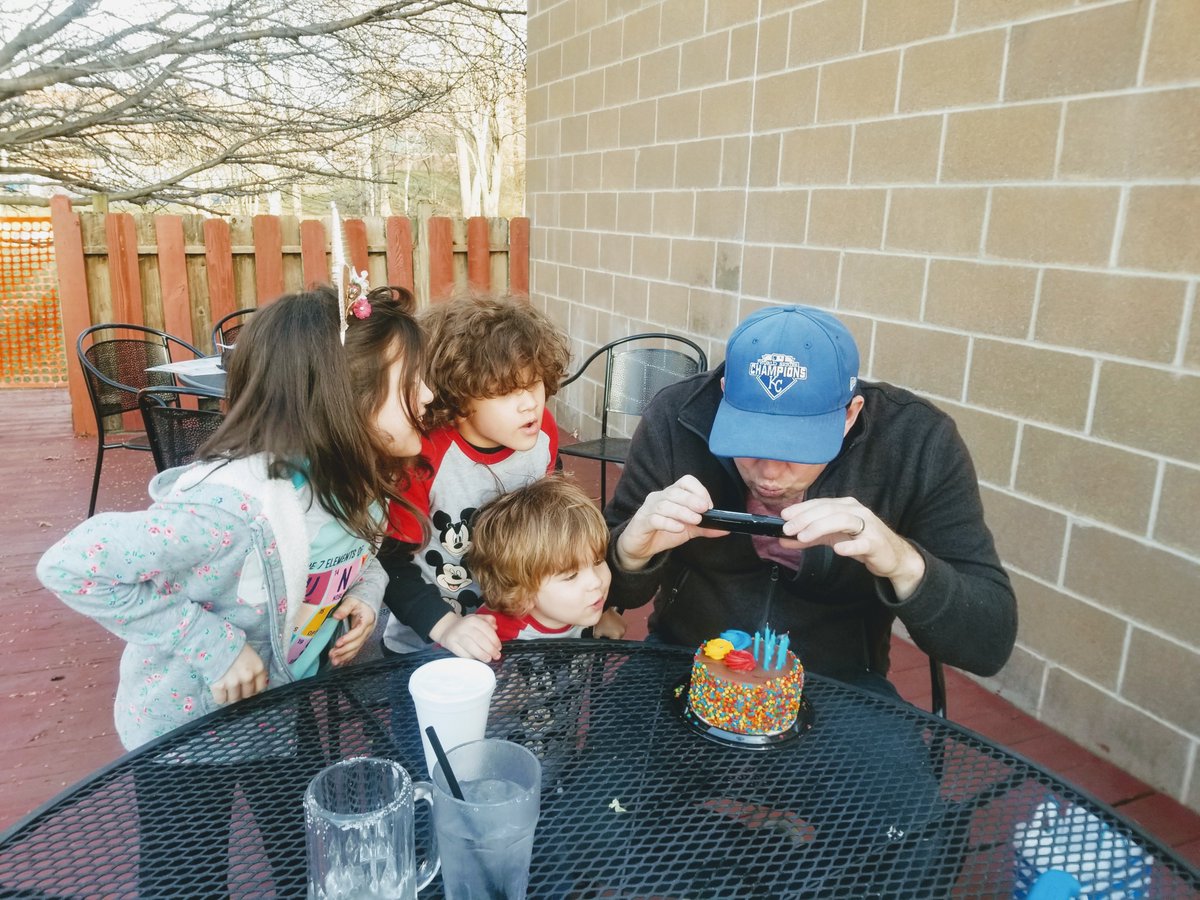 DonnaPitmanKMBC's tweet photo. I'm getting a kick out of the worldwide #myoldnormal trend:  Post the last picture📸on your phone before the pandemic changed our way of life.  Mine?  Celebrating my husband's birthday on a restaurant patio.  How simple that was.  What's yours? https://t.co/gi6ZUAhqUa