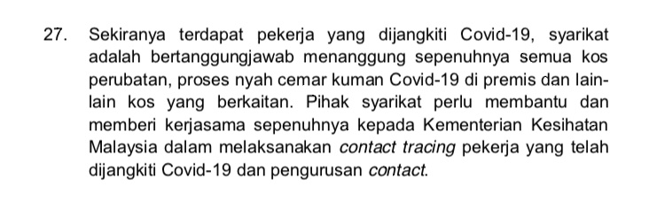 shixue's tweet photo. @MITIMalaysia @MKNJPM Is this condition still applied for CMCO? https://t.co/laZPBR3cyU