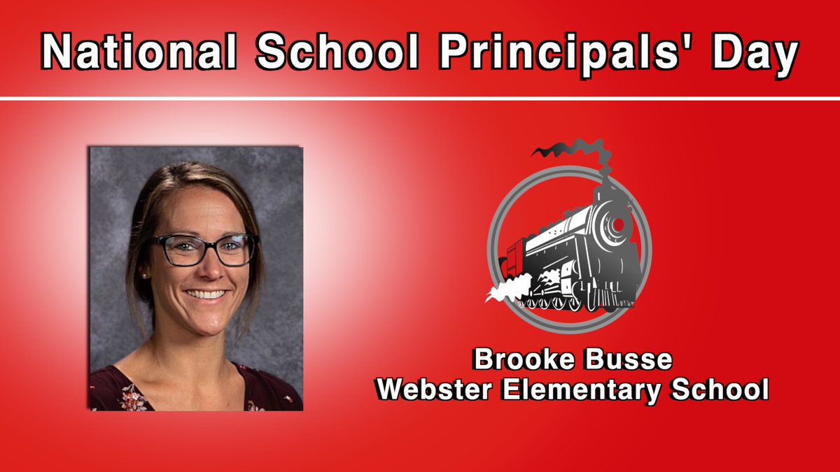 PCSCWebster's tweet photo. Today on #SchoolPrincipalsDay we celebrate our principal Brooke Busse! Thank you for all you do to inspire our Warrior students and staff. We hope you enjoy this day made especially for great leaders like you! #PCSCweCARE https://t.co/wNZkl2mjmu