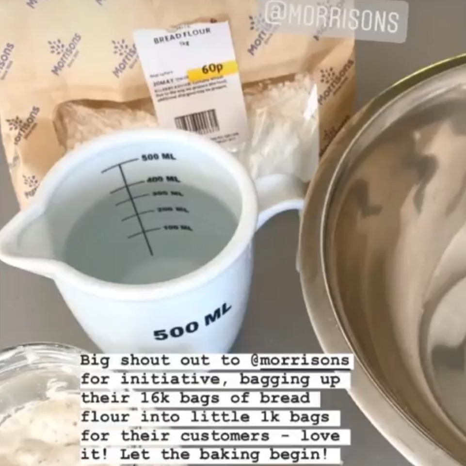 Our bakers are now selling their flour in store to help you enjoy baking at home. There's bread flour, plain flour and self raising flour at 60p for 1kg, bigger 16kg bags are available too and bakery yeast 50g for 20p. #FeedingTheNation #ItsMoreThanOurJob #Baking #Flour