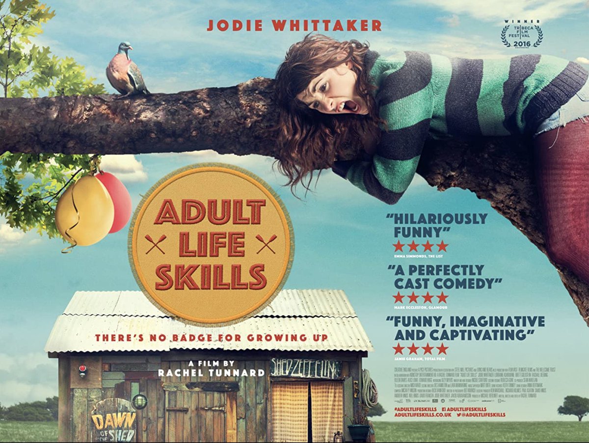 Very pleased to say you can see #jodiewhittaker self isolating in a garden shed in #AdultLifeSkills on <a href="/NetflixUK/">Netflix UK & Ireland</a> 👍👍 her bobble hat hides a month of unwashed hair, much like mine.
