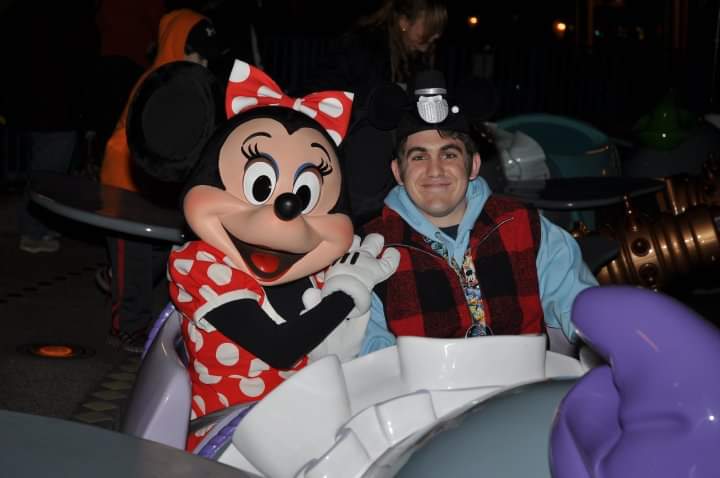 ajmdouglas1's tweet photo. @tfp_podcast one of my fave surprise moments of joy at @WaltDisneyWorld was on our honeymoon 10 years ago, it was super cold (note all the layers!!) and we were using extra magic hours and Mickey and Minnie rode Dumbo with us! Literally the best night! #tfplive https://t.co/4u5g9Ouq01