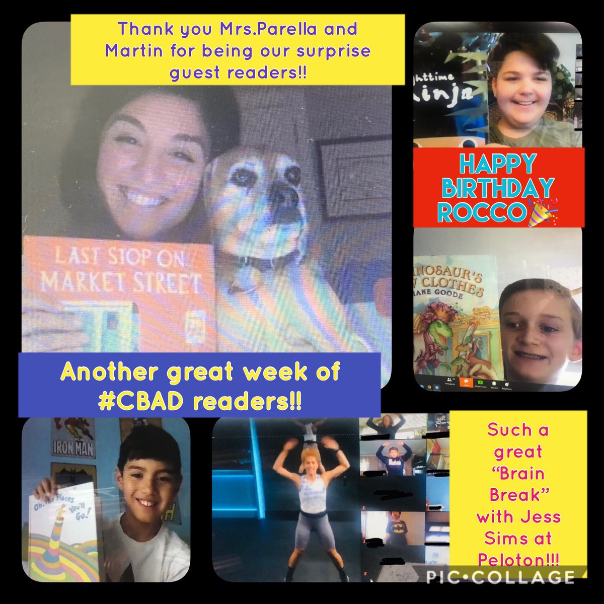 Happy May! April may have had many showers but our zoom meetings had tons of shine! 🌞 Thanks <a href="/onepeloton/">Peloton</a> for the fun brain breaks @jsimsfit and our surprise guest reader @d_parella <a href="/DonovanSchool/">Laura Donovan School</a> @LDSPrincipal @LDS_Supervisor <a href="/LDSwasser/">mwasser</a>
