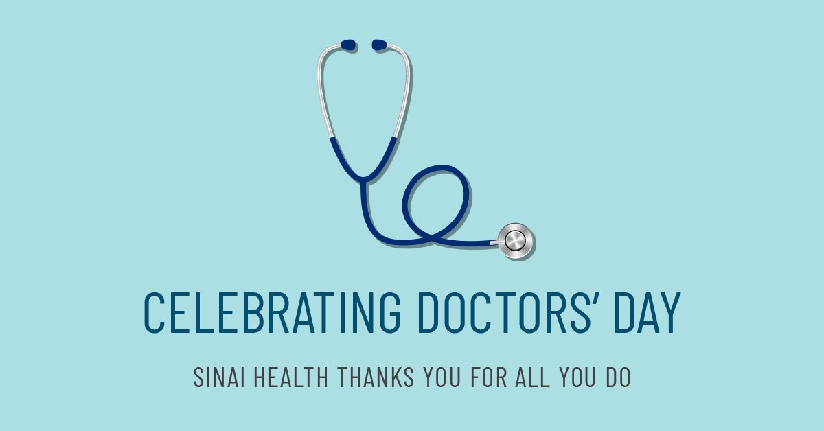 Sinai Health (@sinaihealth) on Twitter photo To all our #SinaiHealth physicians, thank you for your dedication to our patients and the communities we serve. #DoctorsDay <a href="/OntariosDoctors/">Ontario Medical Association</a> To all our #SinaiHealth physicians, thank you for your dedication to our patients and the communities we serve. #DoctorsDay <a href="/OntariosDoctors/">Ontario Medical Association</a>