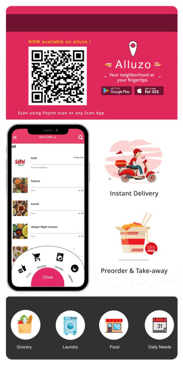 AlluzoApp's tweet photo. 2 weeks of extended lockdown! Worrying about Grocery? Download Alluzo App from Playstore &amp; Order your Daily Essentials via #Alluzo
#jalandhar #dehradun #Lockdown2 #LockdownExtended #COVID19 @DproJalandhar @DehradunDm @Dehradun1 @dehradunair @RaseedBook @JubinNautiyal #lockdown https://t.co/mxaKoHQ96f