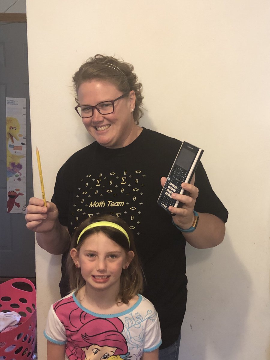 mwiegand117's tweet photo. Since the ICTM Math Contest was supposed to be this weekend, I am wearing my Math Team t-shirt today. RBHS Math Team, don’t forget get about the  challenge posted in google classroom. #redbud132 https://t.co/pJUgi07O4C