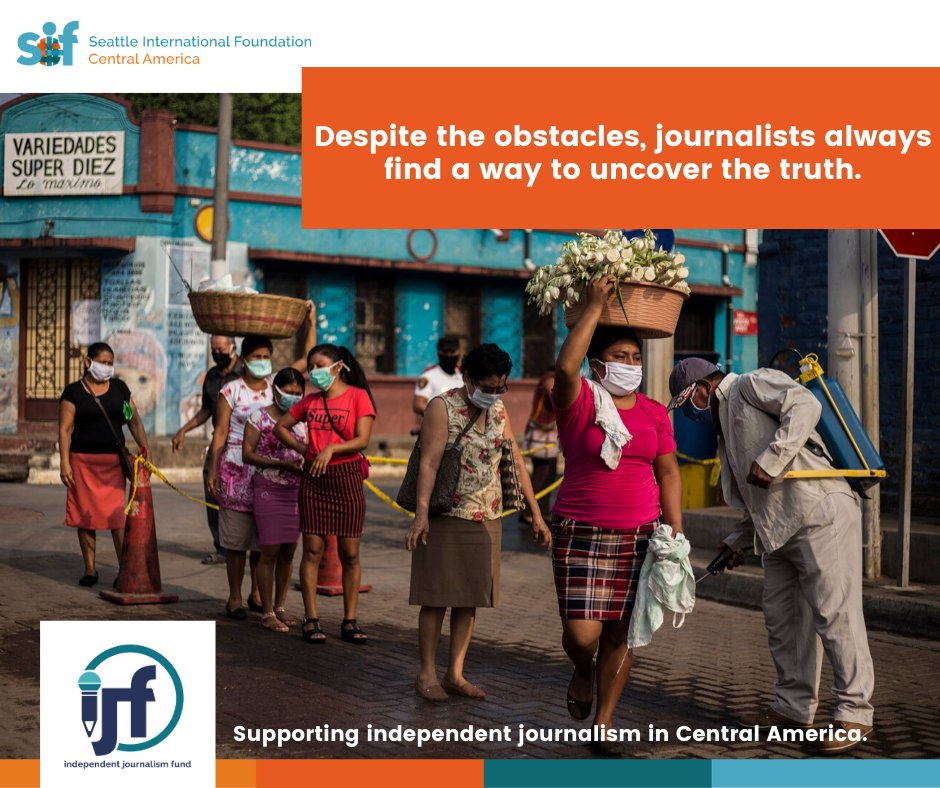 SeaIF's tweet photo. In the time of #COVID19, journalism is essential to inform, educate and monitor. The Independent Journalism Fund at SIF supports media in Central America that cover and investigate the pandemic.
Find out more about #IJF here: https://t.co/PuPWAW6SdB #PRESSential #thankajourno https://t.co/4PPlJQPP4G