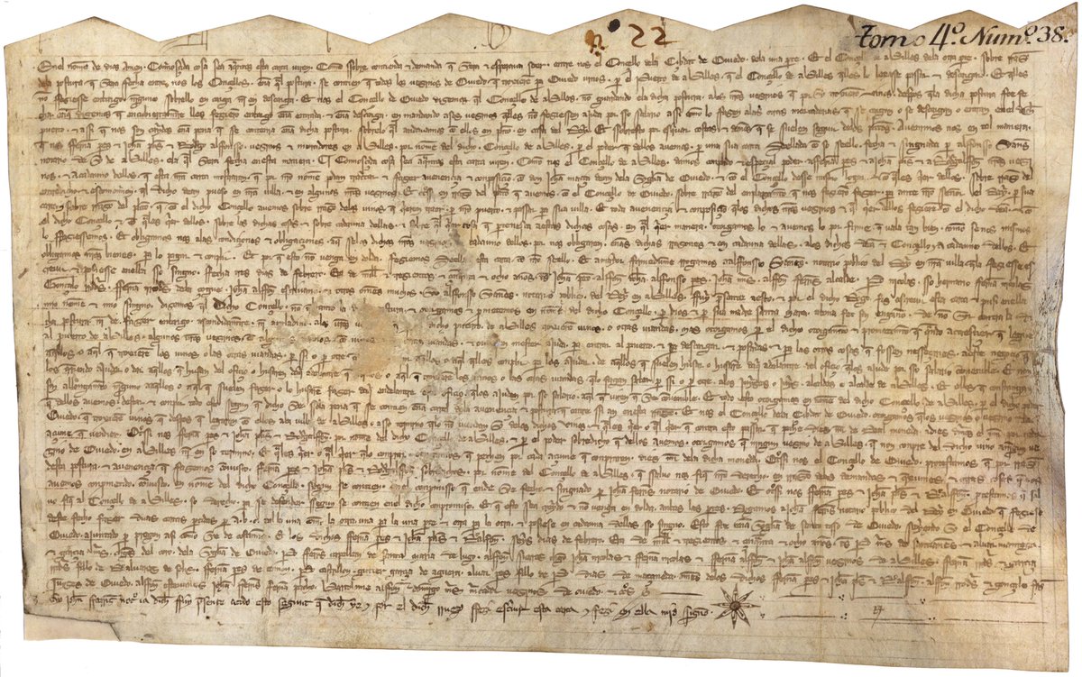 PNotfor's tweet photo. Pocas son las noticias sobre la historia del trabajo en la Edad Media, pero en este #1demayo podemos recordar un conflicto laboral que se produjo en la villa de #Avilés en el año 1320 y que fue descrita por Juan Fernández, #notario público del rey en #Oviedo 👇👇👇👇👇👇 https://t.co/HjrxMSlduu