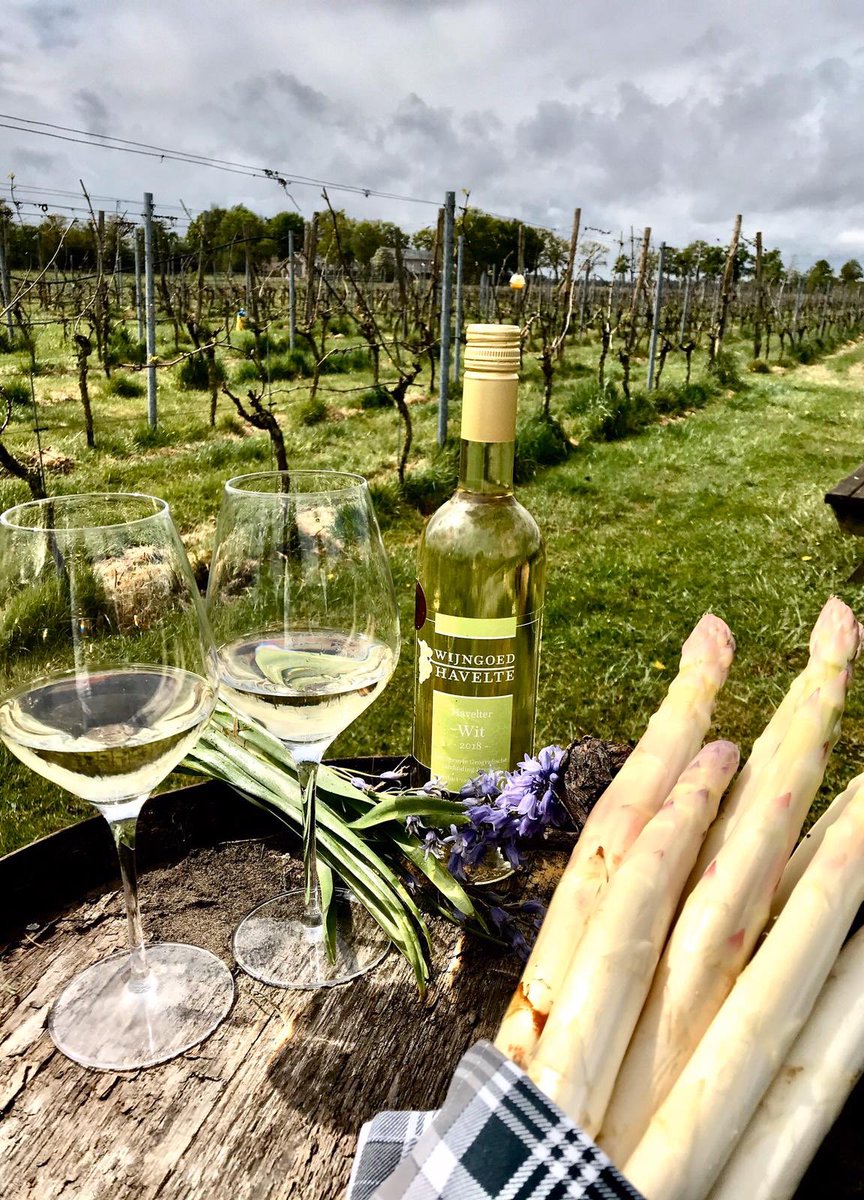 MOEDERDAGACTIE OP WIJNGOED HAVELTE | Een fles Havelterwit en een pond asperges voor slechts €17,50 | in cadeauverpakking | bel of app Peter om te bestellen | 0651206881