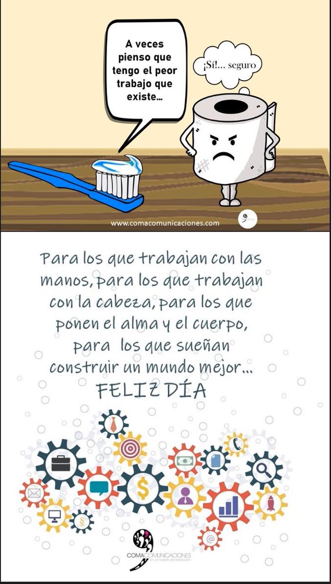 ComaChile's tweet photo. Motivación es lo que te debe sobrar, por eso no abandones lo que crees y sigue trabajando para conseguirlo al 100% 

¡Feliz día del Trabajo! https://t.co/MybHc5YgSG