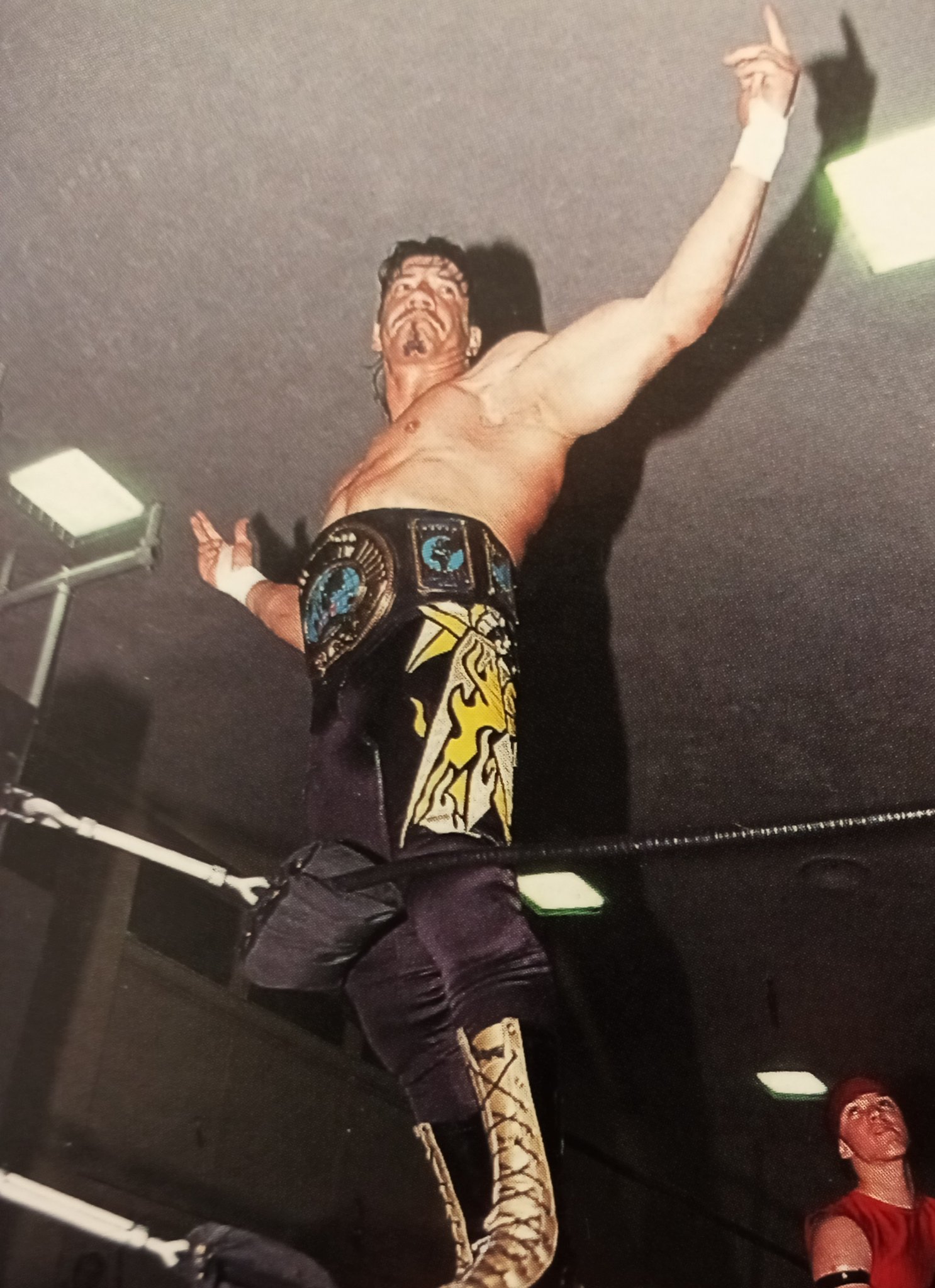Rasslin' History 101 on X: Eddie Guerrero,giving out some tough