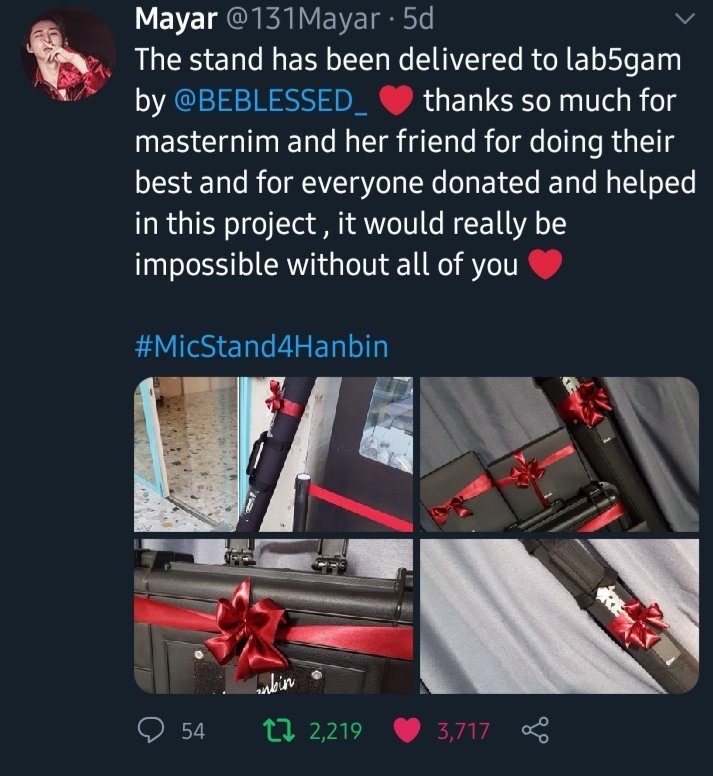 ToobaMonKon_131's tweet photo. I don't want to clown but it was the Same day BeBlessed  delivered the Mic Stand at 5GAM ㅜㅜ 
there is a possibility of him lurking?! 
#MicStand4Hanbin 
 #MayTheOddsBeWith131 
@ikon_shxxbi

#HANBIN  #김한빈  #비아이  #BI https://t.co/hBiqKjncBu
