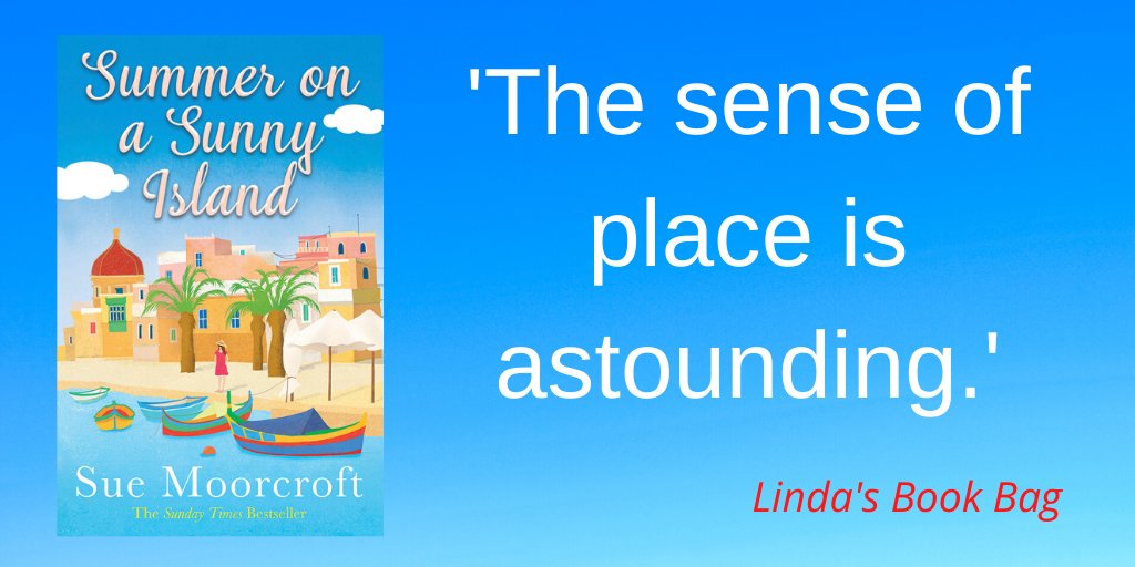 SueMoorcroft's tweet photo. What an exciting publication day yesterday was! Thanks to everybody who helped me celebrate, sent congrats and shared posts. It was a blast.

And if you fancy a bit of #BookTravel to #Malta, get your copy of #SummerOnASunnyIsland and escape:
https://t.co/eoRAFWmXe3 https://t.co/tVrQRQ1qfx