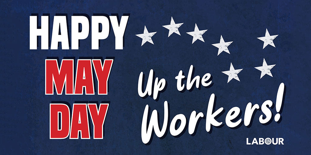 nuiglabour's tweet image. Happy May Day. The ambition to achieve better working conditions and wages continues. 🍞🌹