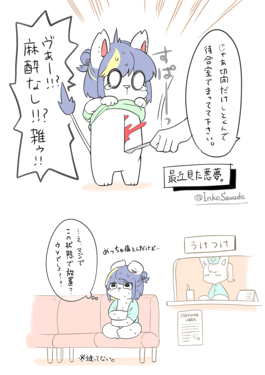 外出自粛で描くことがないので、最近悪夢も吉夢もよく見るようになった 