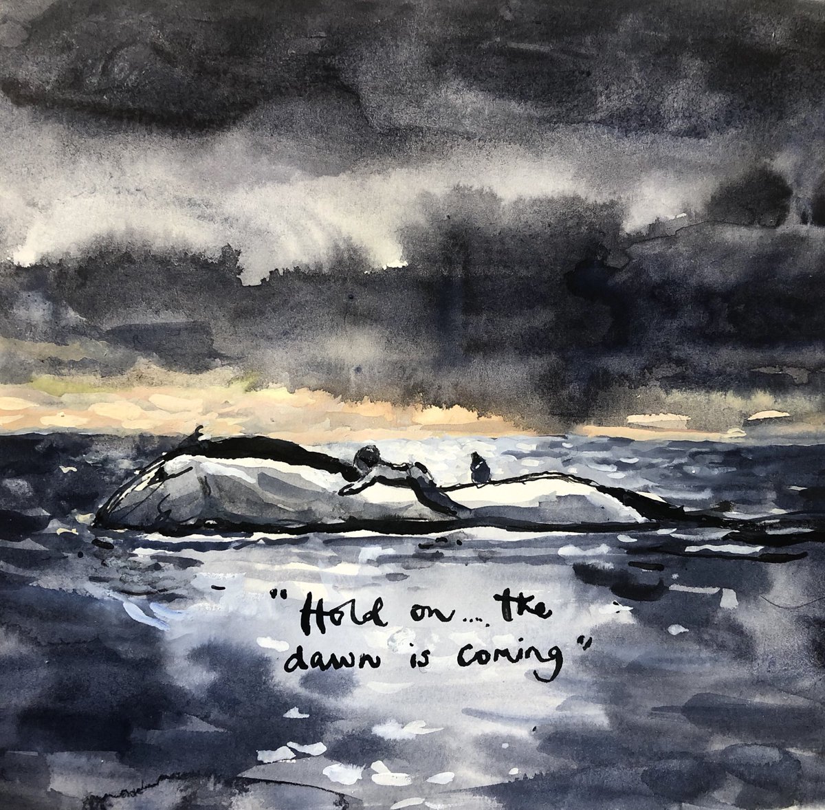 charliemackesy's tweet image. Hold on