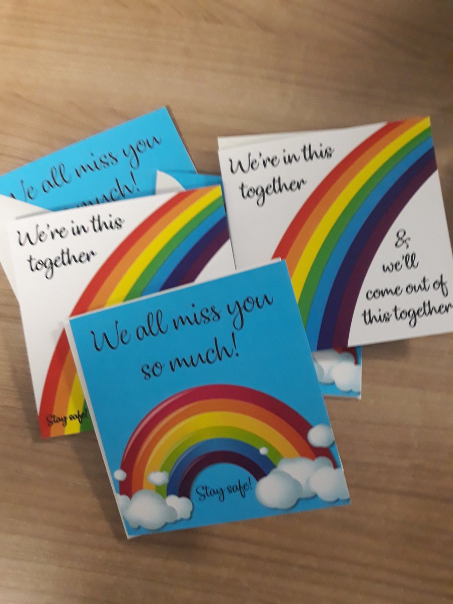 Just seen these, what a lovely gesture Clare @clareinkster 
Sending to colleagues currently off sick or shielding from our surgical wards. Cards and gifts to brighten and cheer, from Card Banana on Facebook  <a href="/natz1000/">Nat Hodson</a> <a href="/NicolaJA4/">Nicola Allan</a> <a href="/MeganxxWL/">Megan Concannon🦋🍀</a> @LolaSnowden  <a href="/janey_roo/">Wicca Roo</a> <a href="/_lizhill/">Algoman</a>