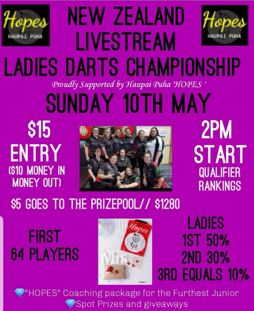 HaupaiPuha's tweet photo. Ready to post these gift packs out Junior Girls// New Zealand Livestream Dart Championship .
.
.
.
#dartzus #Covid19 #connecting #winners #lucky #juniordarts
#Supprtlocal #juniorcoaching https://t.co/wyXm8zQ0Nf