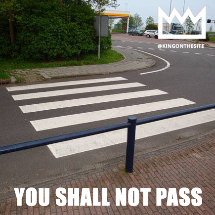 KingOnTheSite's tweet image. I didn&apos;t fancy crossing the road anyways 🤣 

#workfail #lazyworkers #idiots #epicfails #youshallnotpass #workbanter #kots #kingonthesite