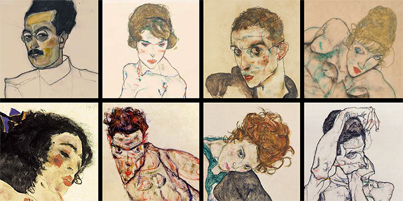 Egon #Schiele. #Peinture