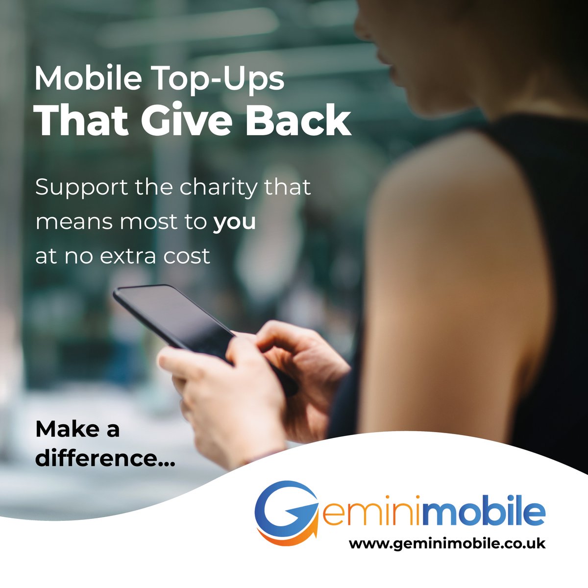 Gemini Mobile (@geminimobileuk) on Twitter photo Help make a difference by switching to <a href="/GeminiMobileUK/">Gemini Mobile</a> and #giveback part of your monthly #mobile spend to ANY UK registered #charity.
No cost to you, no change in behaviour; just making a small change to #support those that really need our help. 👍
geminimobile.co.uk Help make a difference by switching to <a href="/GeminiMobileUK/">Gemini Mobile</a> and #giveback part of your monthly #mobile spend to ANY UK registered #charity.
No cost to you, no change in behaviour; just making a small change to #support those that really need our help. 👍
geminimobile.co.uk