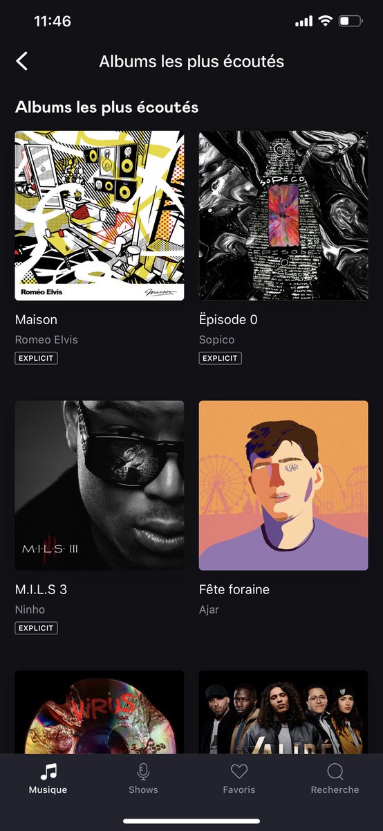 ajarloup's tweet photo. Les gars « Fête Foraine » est le 4eme album le plus écouté sur Deezer 😭❤️❤️❤️ https://t.co/mUgR8TeMC4