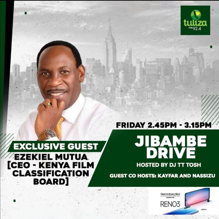 TulizaFM924's tweet photo. CEO @InfoKfcb @EzekielMutua ata zungumza kwa Njia ya simu ndani ya mpango wa #JibambeDrive naye @superdjmcmarto1 @NassizuMmoja @kaywatanashati usikose kikao cha Leo #PamojaNawe https://t.co/fE9FdNxjK2
