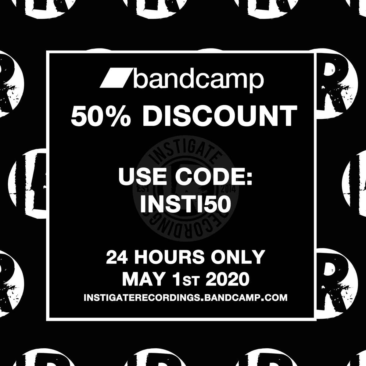 Today, Support Artists Impacted By the Covid-19 Pandemic.

50% Discount over on our bandcamp page live now until the end of the day.

USE CODE: INSTI50