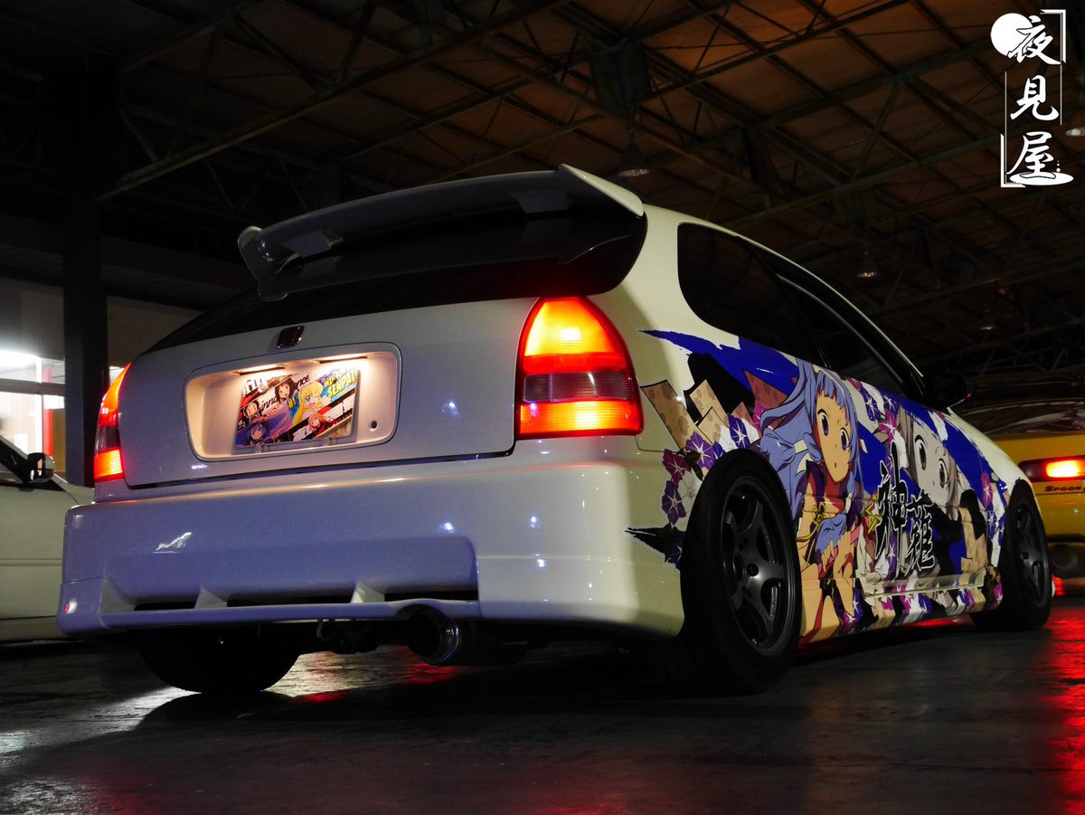 さわたろー Uspmintwitter 仕様 かんなぎ ナギ 車は格好良くキャラは可愛く デザインは作品の雰囲気を大切にして和風に 神薙 の2文字は一から作って頂きました 内装もしっかり残して綺麗な車作りを目標にしてます T Co