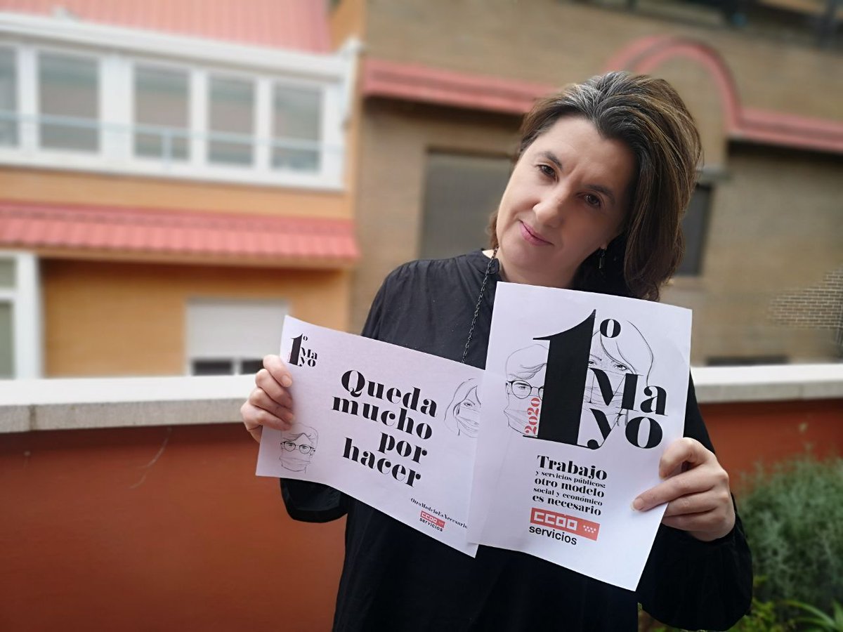 CCOOServMad's tweet photo. HOY | Desde @serviciosccoo de @CCOOMadrid y las @CCOO 

📢Reivindicamos unas condiciones de trabajo dignas y salarios suficientes

‼️Que viva el primero de mayo y la lucha de todas las trabajadoras y los trabajadores del mundo ✊

#OtroModeloEsNecesario #1deMayoCCOO #YoSoy1deMayo https://t.co/yzx8a7Ogj3