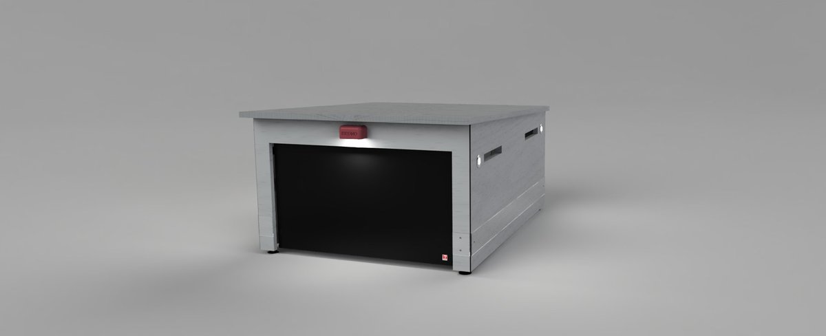 RoboHut's tweet image. Diese schicke Garage steht schon bald in Norwegen - THANK YOU ROY 👍

#husqvarna #automower #Rasenmähroboter #gardena #mährobotergarage #garage #awd