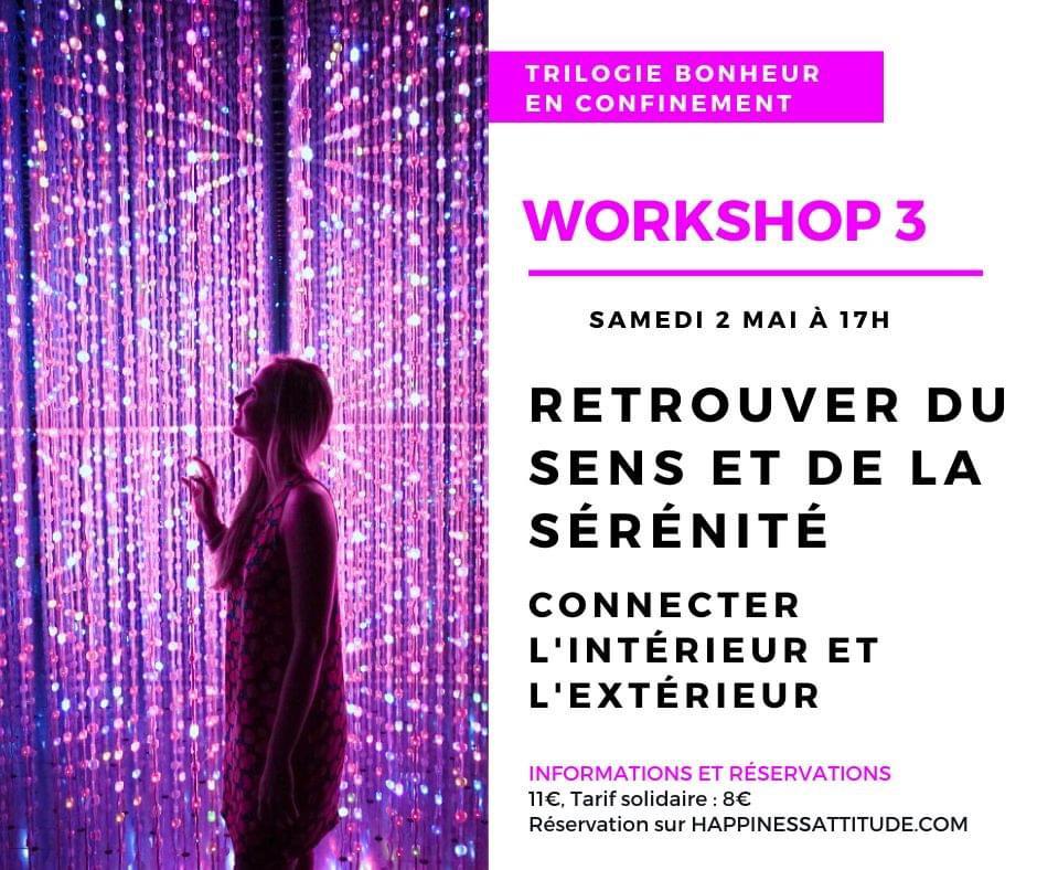 ElisaN's tweet photo. Pour tous les francophones: atelier #bonheur en #confinement ce samedi a 17h CET ou en replay. Retrouvez serenite; imaginez votre avenir. Outils et meditation. Info + inscriptions sur https://t.co/HLUMPaHVsC https://t.co/r4Nn4659ns