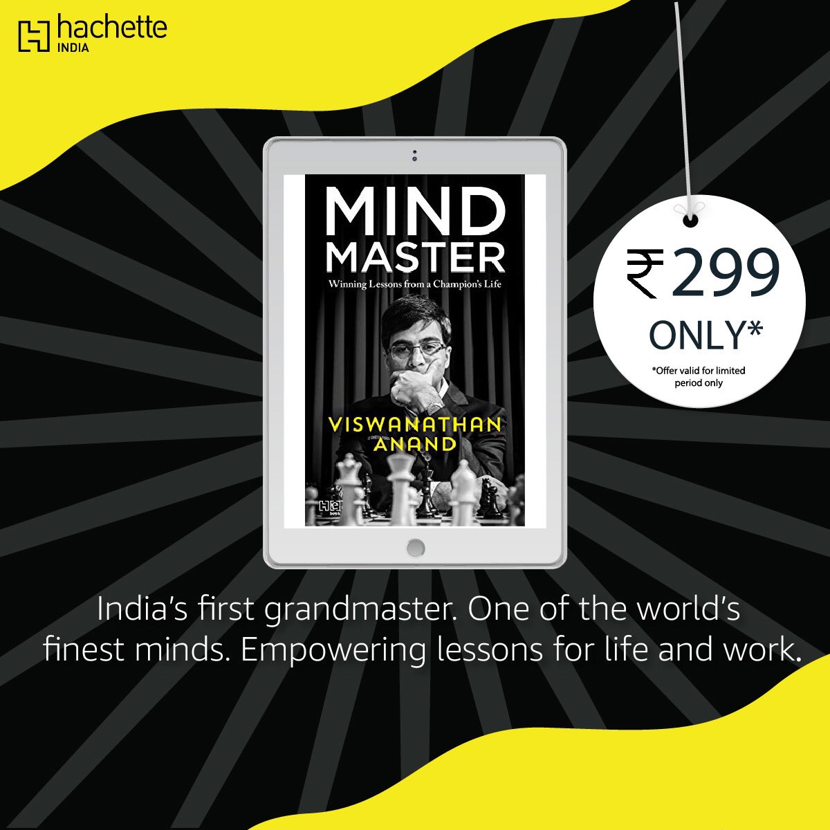 svulst huh Hændelse, begivenhed Viswanathan Anand on Twitter: "Now on Kindle! Many had asked when Mind  Master would be on Kindle. Well here it is. @HachetteIndia @ninansusan  https://t.co/zylyvS9tIv https://t.co/JJsSZuencB" / Twitter