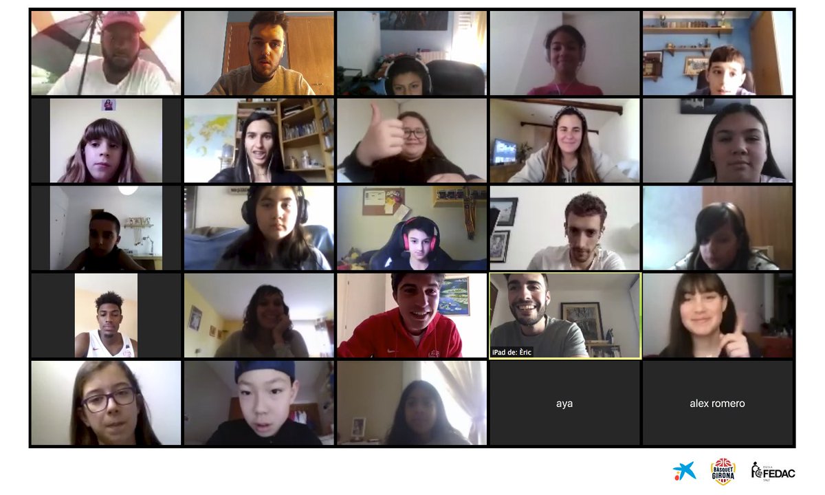 BasquetGirona's tweet photo. 🏀🏫 @Big_Hess, @HGraham305 i @maximesteban van participar en una roda de preguntes virtual en anglès a càrrec dels alumnes de @FEDACSalt dins el marc de l’activitat “BG Mindset Program” 

#creixemjunts #wegrowtogether #somhigirona #letsgogirona #orgullgironí #gironípride https://t.co/GGLl8gAXx8