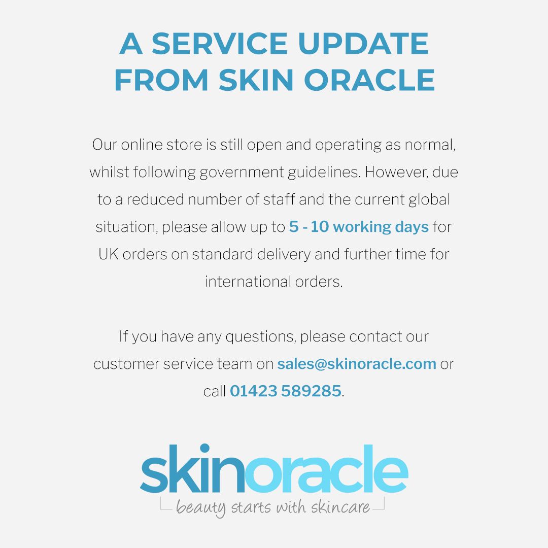Skin_Oracle's tweet photo. Please see our latest update regarding COVID-19.

We hope everyone is well &amp; keeping safe :) https://t.co/aG677SPUNn